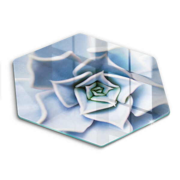 Chopping board glass Flower plant