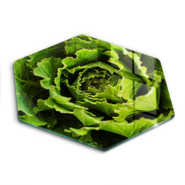 Chopping board glass Food - lettuce