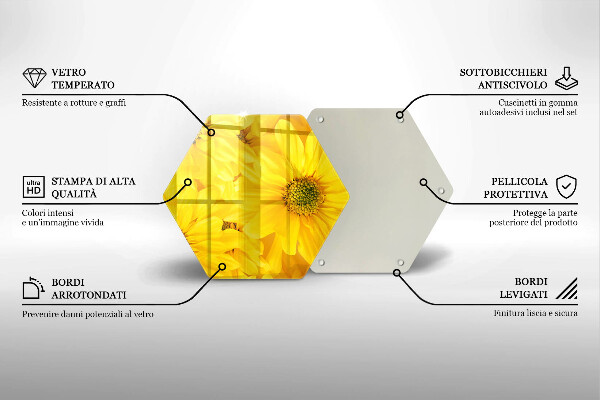 Chopping board Flowers petals