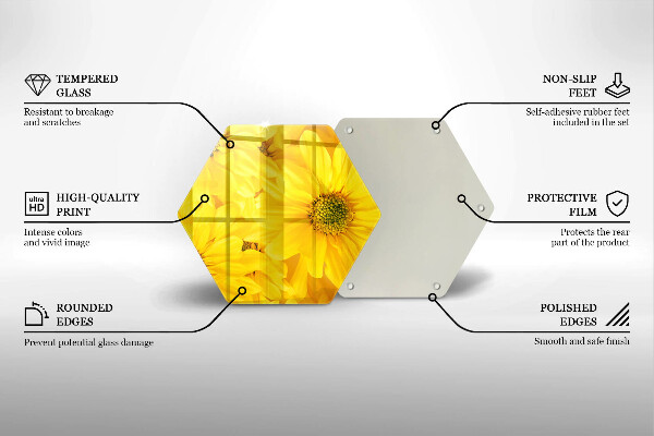 Chopping board Flowers petals