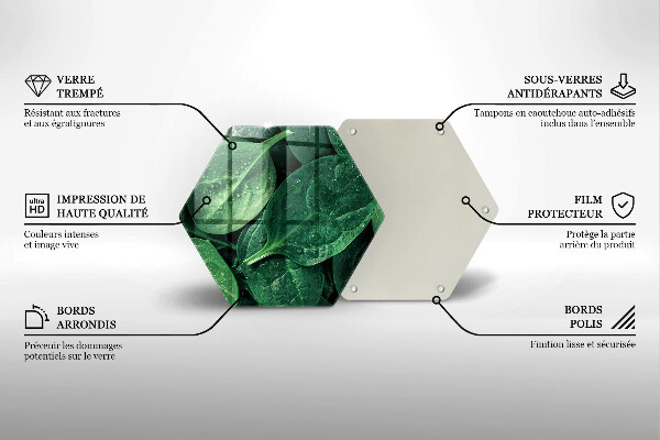 Chopping board Basil leaves