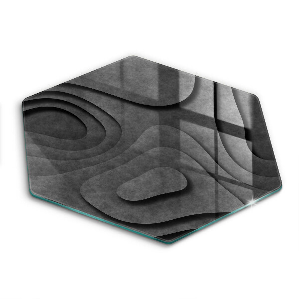 Chopping board 3D stone shapes