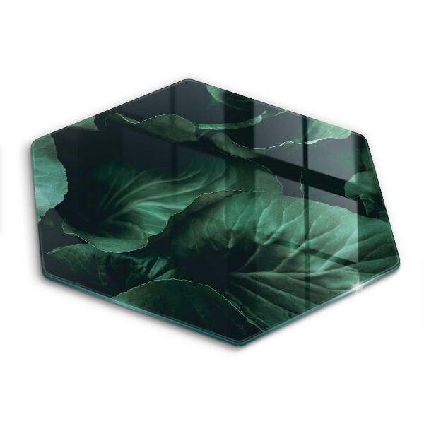 Chopping board Wild dark leaves