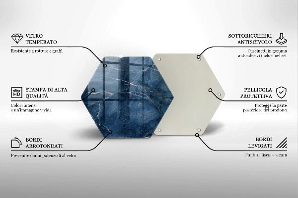 Chopping board Stone texture marble