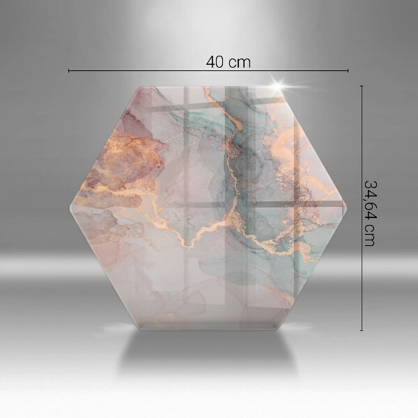 Chopping board Marble with gold