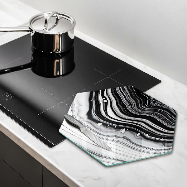 Glass worktop saver Ink abstraction