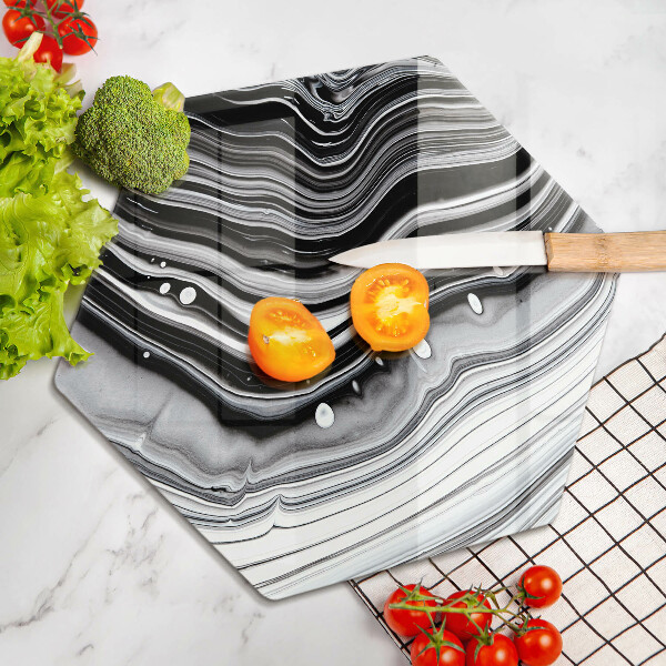 Glass worktop saver Ink abstraction