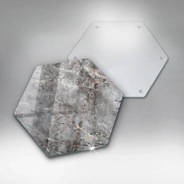 Glass worktop saver Stone texture