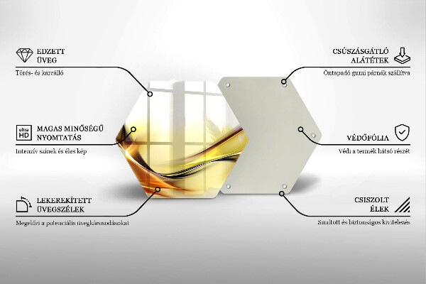 Chopping board Abstraction light lines