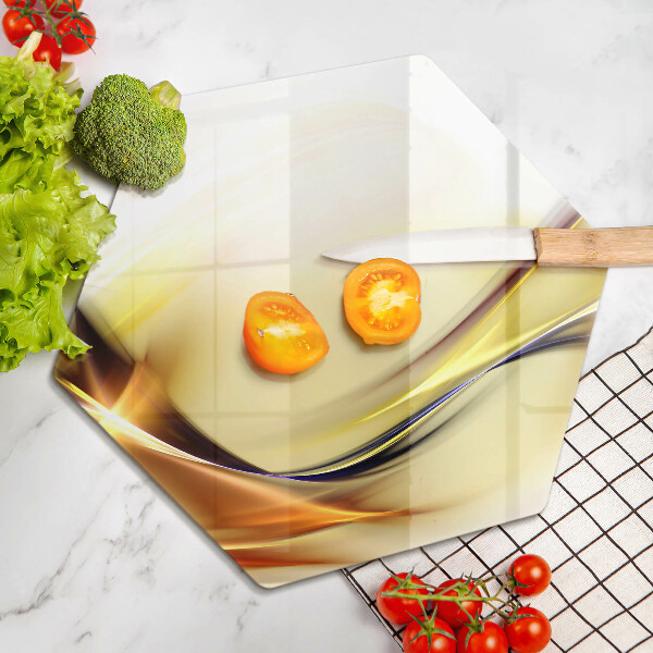 Chopping board Abstraction light lines