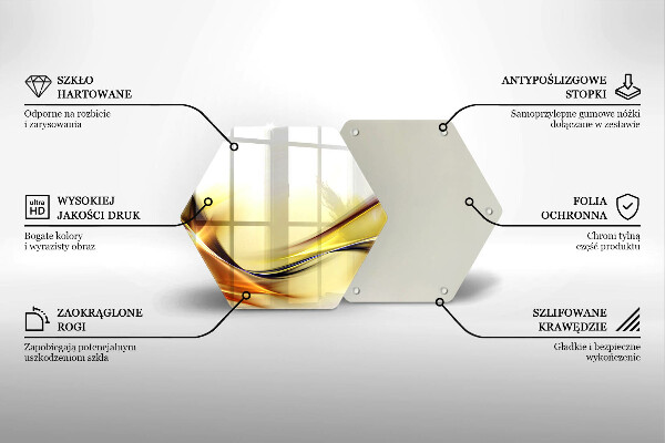 Chopping board Abstraction light lines
