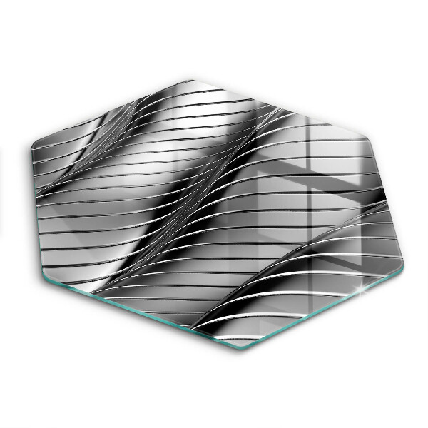 Chopping board glass 3D metal structure