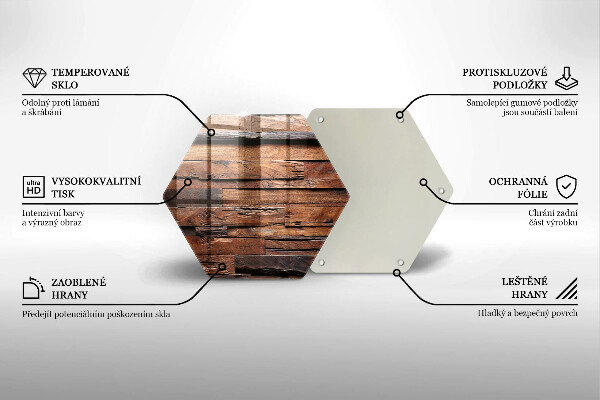 Glass chopping board Decorative wood boards