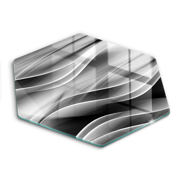 Glass worktop saver Abstraction mild lines