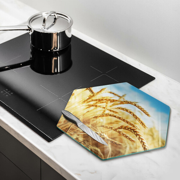 Glass worktop saver Cereals in the field