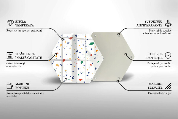 Chopping board Colored gres