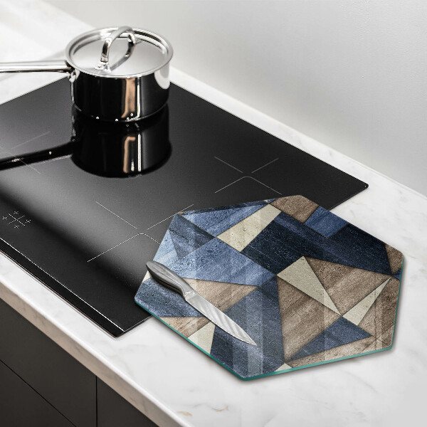 Chopping board Geometric abstraction