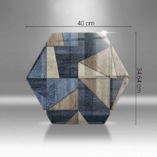 Chopping board Geometric abstraction