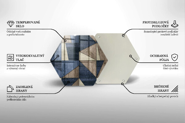 Chopping board Geometric abstraction