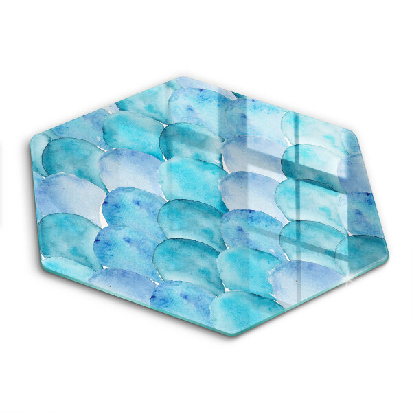 Chopping board Watercolor scales