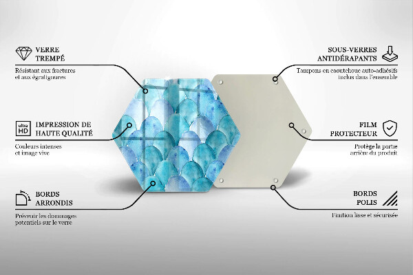 Chopping board Watercolor scales