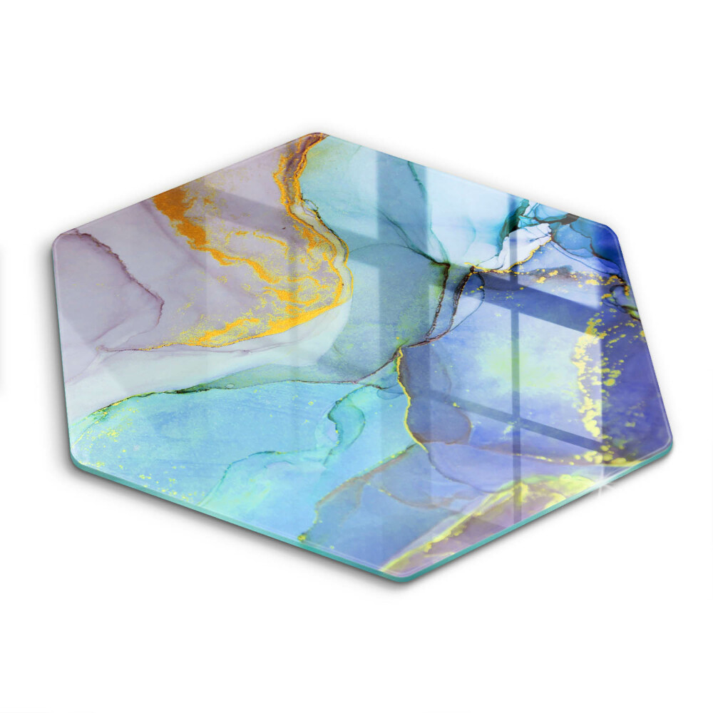 Chopping board Cracked stone gold
