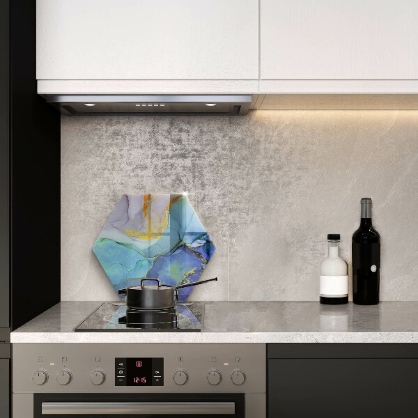 Chopping board Cracked stone gold