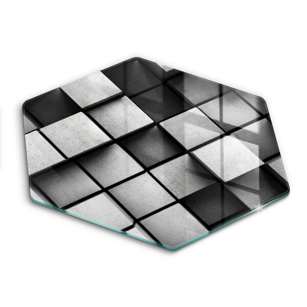 Chopping board 3D geometry background