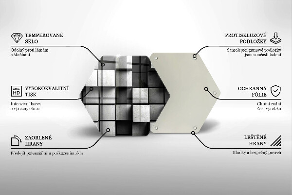 Chopping board 3D geometry background