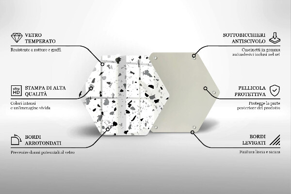 Chopping board Decorative stone gres