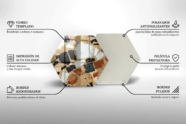 Chopping board Decorative stones