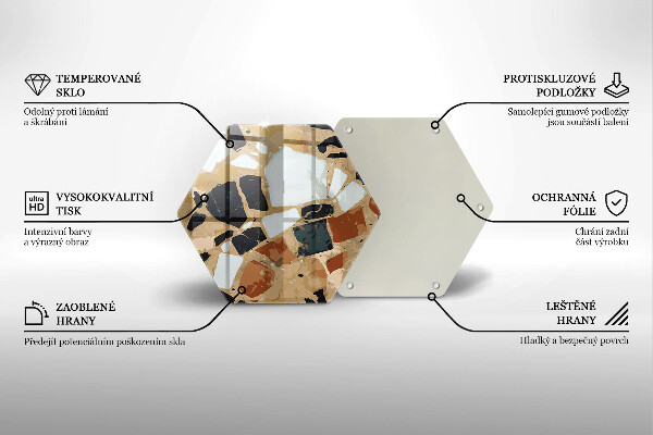 Chopping board Decorative stones