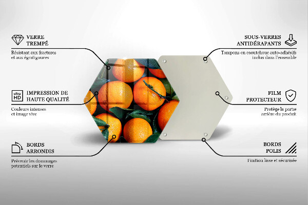 Chopping board Fruit oranges