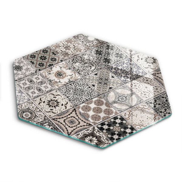 Chopping board glass Decorative tiles