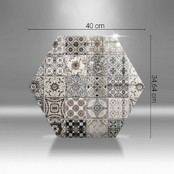 Chopping board glass Decorative tiles