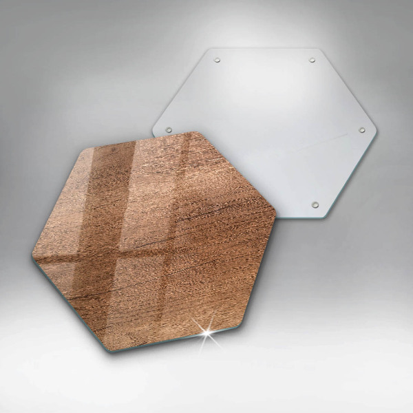 Chopping board glass Wood texture