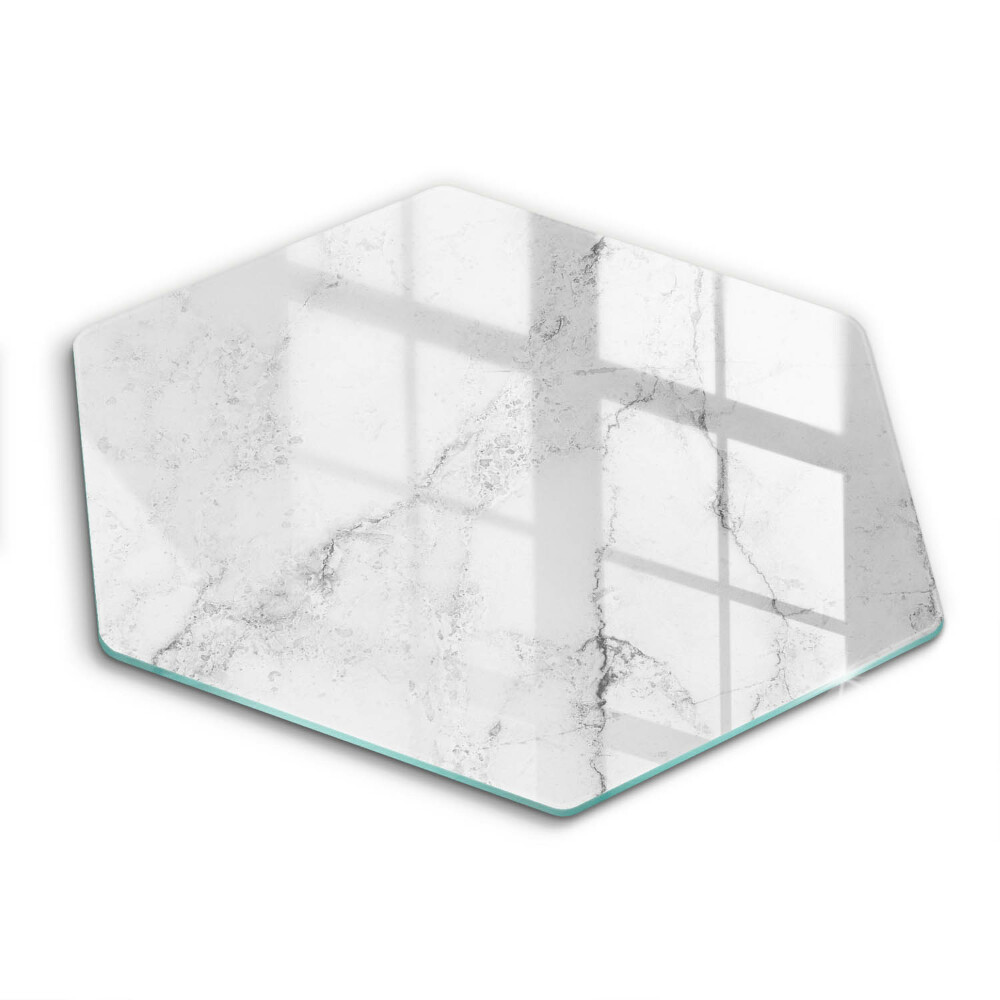 Chopping board glass Elegant marble texture