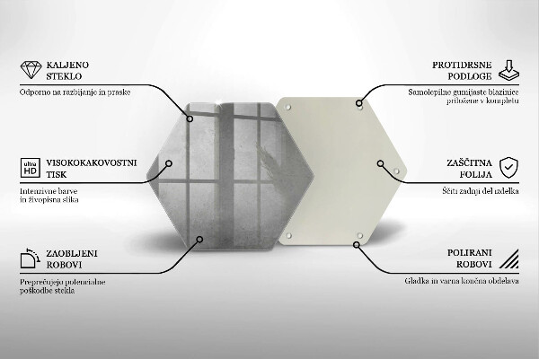 Chopping board glass Concrete texture background