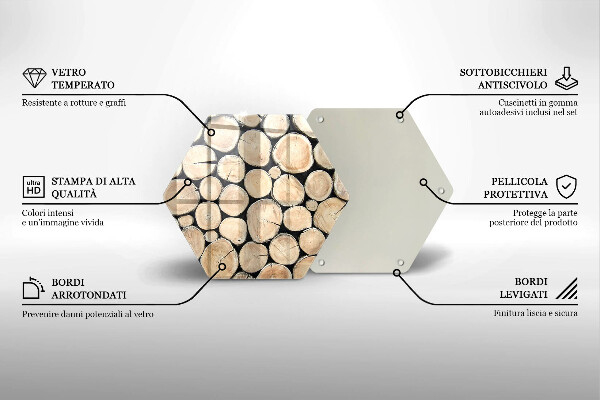 Chopping board Wood trunks of the tree