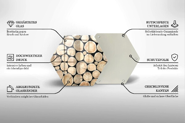 Chopping board Wood trunks of the tree