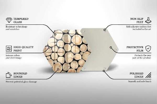 Chopping board Wood trunks of the tree