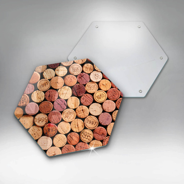 Chopping board Wine corks pattern
