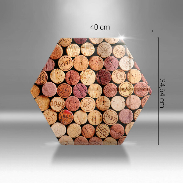 Chopping board Wine corks pattern