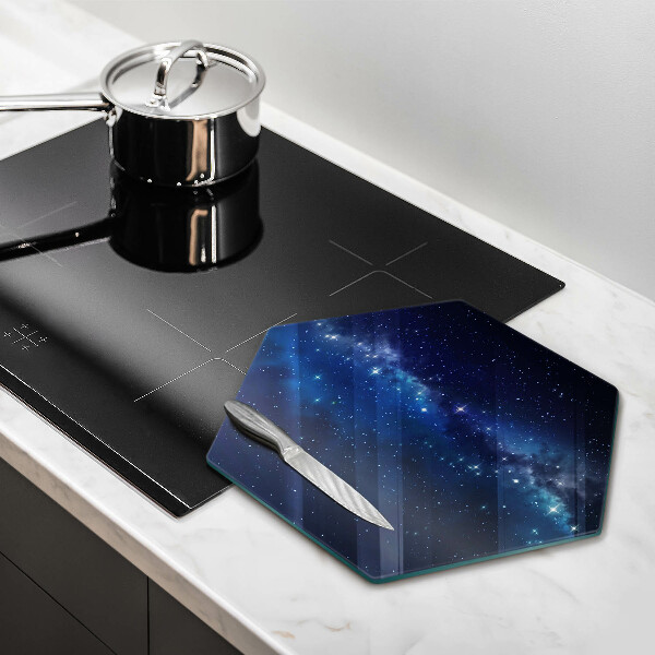 Chopping board Space and stars