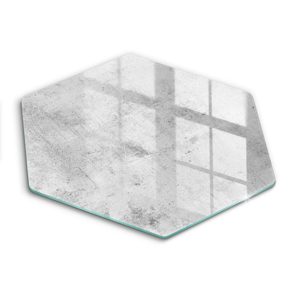 Glass kitchen board Concrete texture