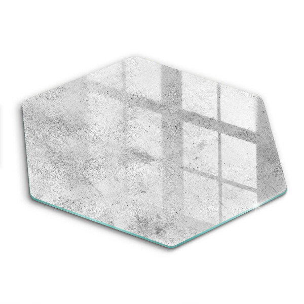 Glass kitchen board Concrete texture