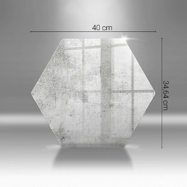 Glass kitchen board Concrete texture