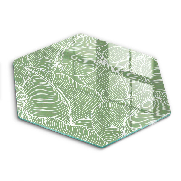 Chopping board Linear leaves