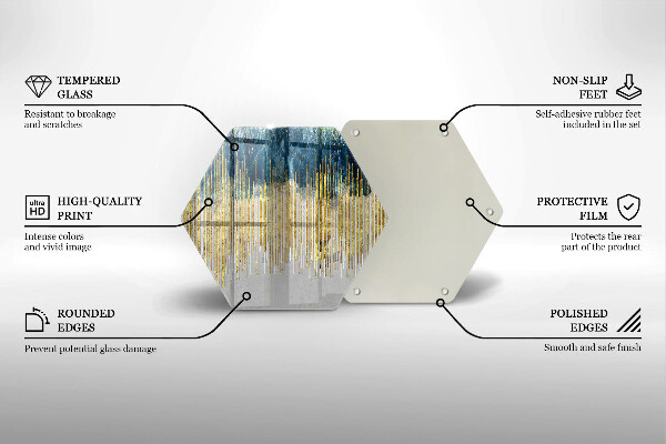 Glass worktop protector Designer abstraction