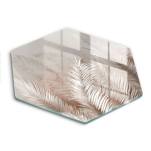 Glass worktop protector Boho leaf vegetation